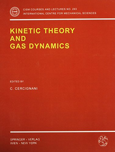 Stock image for Kinetic Theory and Gas Dynamics. International Centre for Mechanical Sciences, Courses and Lectures, No. 293 for sale by Zubal-Books, Since 1961