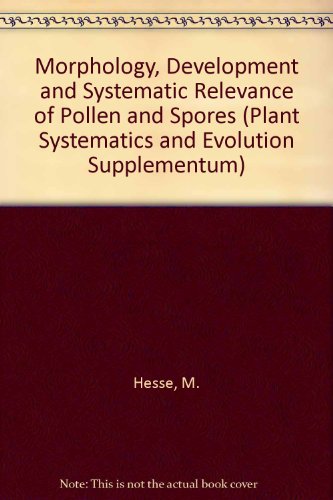 Morphology, Development and Systematic Relevance of Pollen and Spores (PLANT SYSTEMATICS AND EVOLUTION SUPPLEMENTUM) (9780387821825) by Hesse, M.