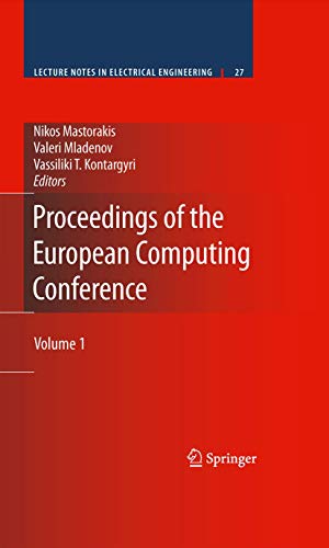 Beispielbild fr Proceedings Of The European Computing Conference Vol 1 (Hb 2009) zum Verkauf von Basi6 International