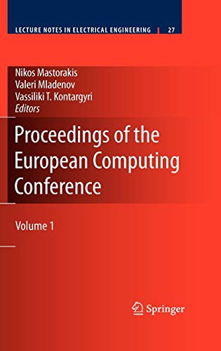 Stock image for Proceedings Of The European Computing Conference Vol 1 (Hb 2009) for sale by Basi6 International