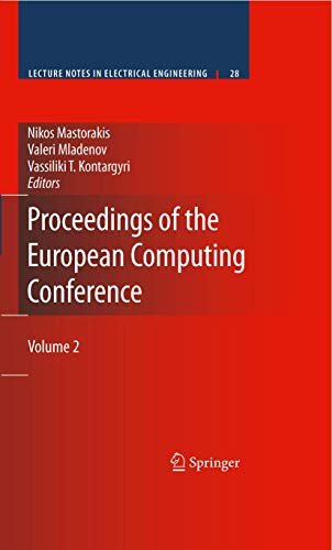 Beispielbild fr Proceedings Of The European Computing Conference zum Verkauf von Basi6 International
