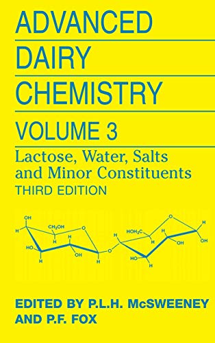 9780387848648: Advanced Dairy Chemistry: Volume 3: Lactose, Water, Salts and Minor Constituents