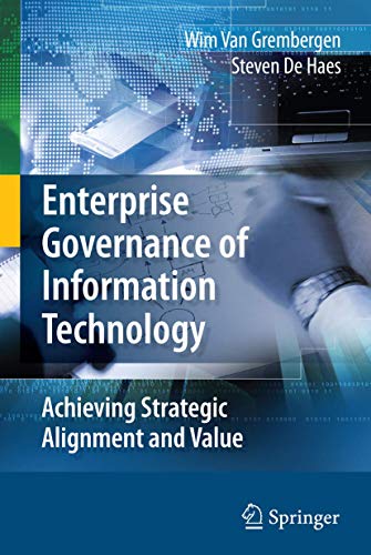 9780387848815: Enterprise Governance of Information Technology: Achieving Strategic Alignment and Value