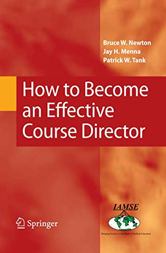 Stock image for How to Become an Effective Course Director for sale by Better World Books