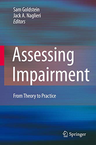 Beispielbild fr Assessing Impairment: From Theory to Practice zum Verkauf von Anybook.com