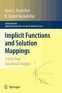 9780387879451: Implicit Functions and Solution Mappings
