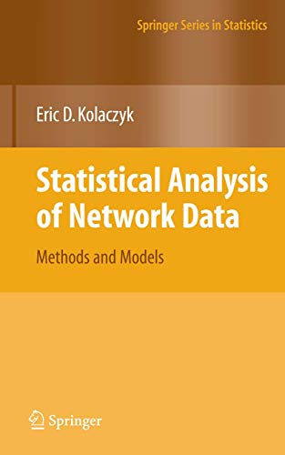 9780387881454: Statistical Analysis of Network Data: Methods and Models (Springer Series in Statistics)