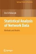 9780387882291: Statistical Analysis of Network Data