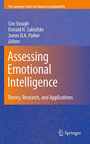 Imagen de archivo de Assessing Emotional Intelligence: Theory, Research, and Applications (The Springer Series on Human Exceptionality) a la venta por HPB-Red