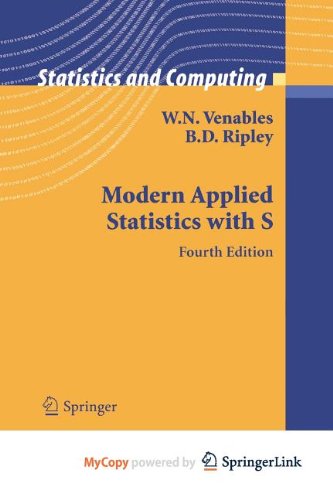 Modern Applied Statistics with S (Statistics and Computing) (9780387892009) by W.N. Venables