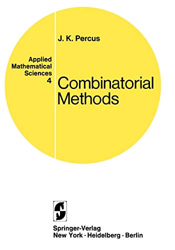 Imagen de archivo de Combinatorial Methods (Applied Mathematical Sciences, 4) a la venta por HPB-Red