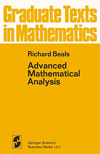 Stock image for Advanced Mathematical Analysis: Periodic Functions and Distributions, Complex Analysis, Laplace Transform and Applications (Graduate Texts in Mathematics 12) for sale by Zubal-Books, Since 1961