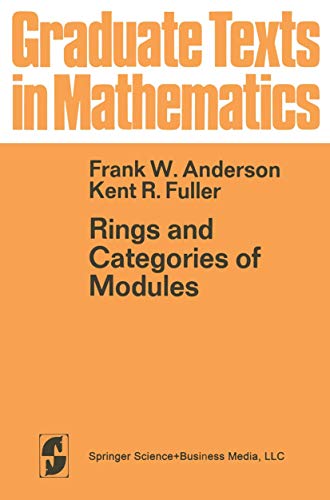 9780387900704: Rings and Categories of Modules (Graduate Texts in Mathematics)