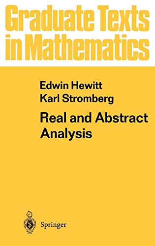 9780387901381: Real and Abstract Analysis (Graduate Texts in Mathematics, 25)