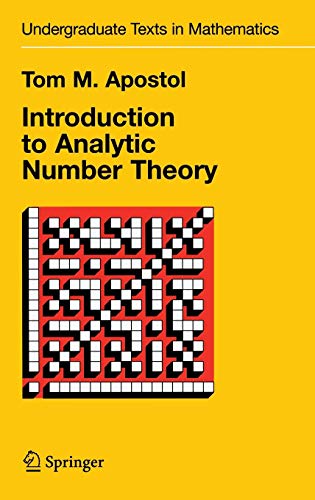 Stock image for Introduction to Analytic Number Theory for sale by Parabolic Books