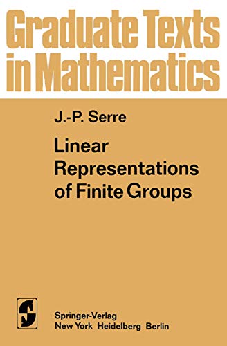 Stock image for Linear Representations of Finite Groups (Graduate Texts in Mathematics, 42) for sale by Affordable Collectibles