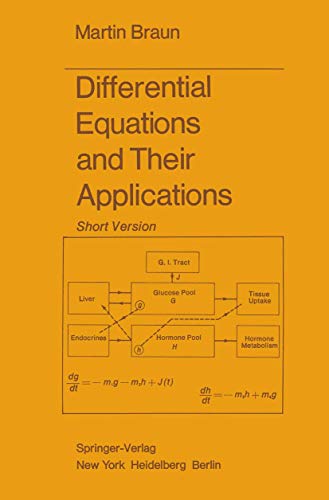 9780387902890: Differential equations and their applications