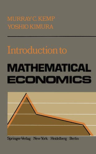 9780387903040: Introduction to Mathematical Economics