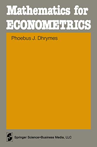 Stock image for Mathematics for Econometrics for sale by ThriftBooks-Atlanta