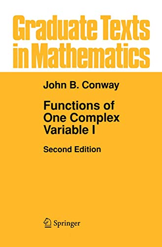 Stock image for Functions of One Complex Variable: v. 1 (Graduate Texts in Mathematics) for sale by Chiron Media