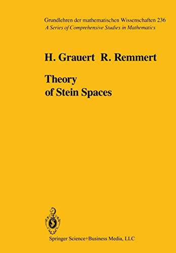 Theory of Stein Spaces (Grundlehren der mathematischen Wissenschaften) (9780387903880) by Reinhold Grauert, Hans;Remmert