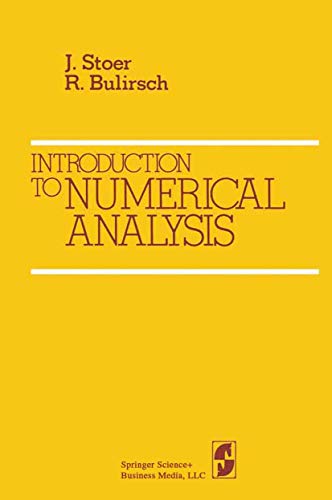 Beispielbild fr Introduction to Numerical Analysis zum Verkauf von Better World Books