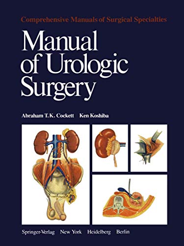 Stock image for Manual of Urologic Surgery for sale by Star Canyon Books
