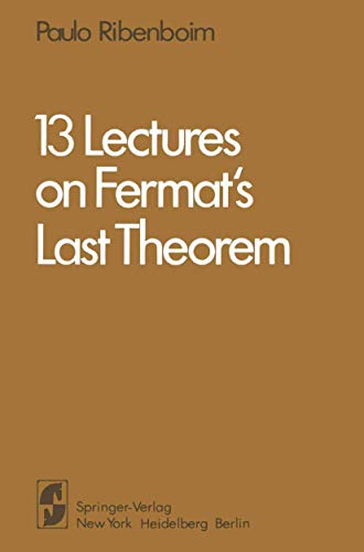 Imagen de archivo de 13 Lectures on Fermat's Last Theorem a la venta por ThriftBooks-Dallas