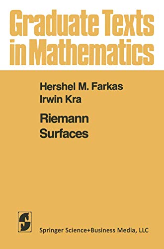 Stock image for Riemann Surfaces: 071 (Graduate Texts in Mathematics) for sale by Midtown Scholar Bookstore