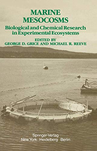 Stock image for Marine Mesococesms : Biological and Chemical Research in Experimental Ecosystems for sale by Better World Books
