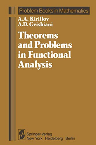 Beispielbild fr Theorems and Problems in Functional Analysis zum Verkauf von Better World Books