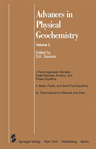 9780387906447: Advances in Physical Geochemistry