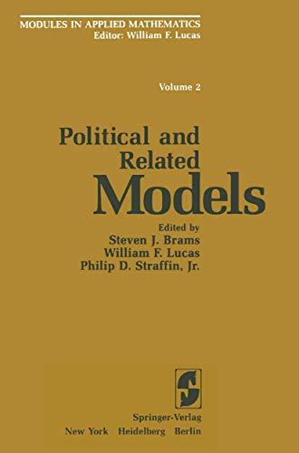 Stock image for Modules in Applied Mathematics Vol. 2 : Political and Related Models for sale by Better World Books