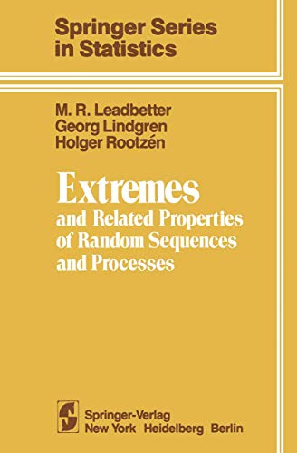 9780387907314: Extremes and Related Properties of Random Sequences and Processes: Springer Series in Statistics
