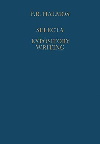 9780387907567: Selecta II - Expository Writings