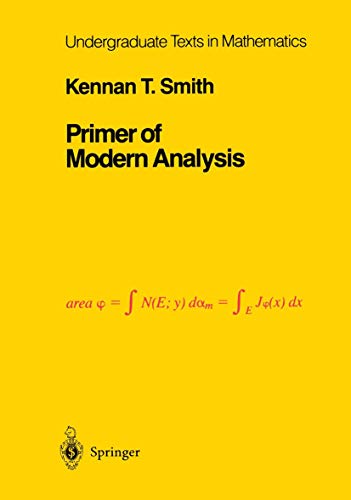 Stock image for Primer of Modern Analysis (Undergraduate Texts in Mathematics) for sale by HPB-Red