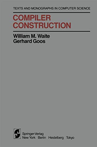 9780387908212: Compiler Construction (Monographs in Computer Science)