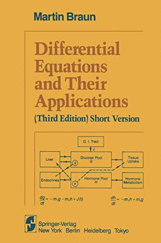 9780387908472: Differential Equations and Their Applications