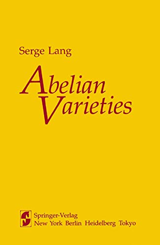 9780387908755: Abelian Varieties