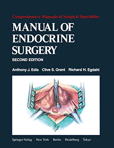 Stock image for Manual of Endocrine Surgery for sale by Romtrade Corp.