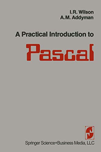 Stock image for A Practical Introduction to Pascal for sale by Direct Link Marketing