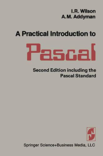Stock image for A Practical Introduction to Pascal for sale by Better World Books