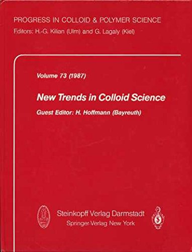 Stock image for New Trends in Colloid Science (Progress in Colloid and Polymer Science) for sale by Zubal-Books, Since 1961