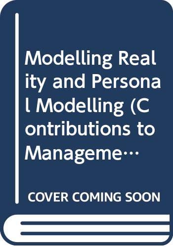 Imagen de archivo de Modelling Reality And Personal Modelling a la venta por Basi6 International