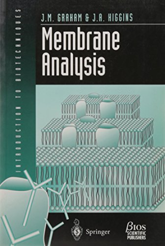 Imagen de archivo de Membrane Analysis (Introduction to Biotechniques Ser.) a la venta por Book Booth