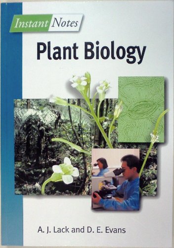 Beispielbild fr Instant Notes in Plant Biology (Instant Notes (Springer)) zum Verkauf von Wonder Book