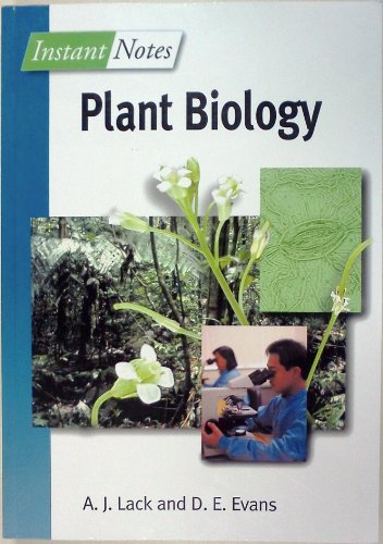 Imagen de archivo de Instant Notes in Plant Biology (Instant Notes (Springer)) a la venta por Wonder Book