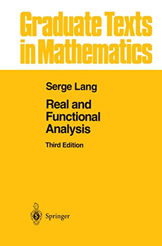 9780387940014: Real and Functional Analysis: Third Edition: 142 (Graduate Texts in Mathematics)