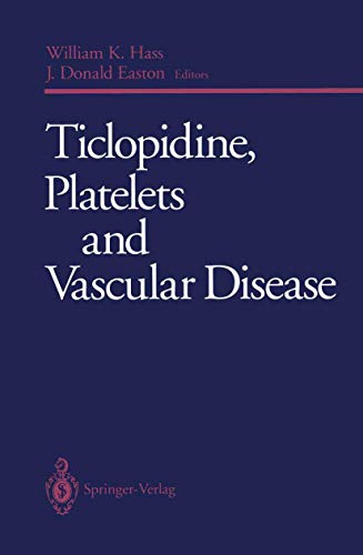 Beispielbild fr Ticlopidine, Platelets and Vascular Disease zum Verkauf von Bulk Book Warehouse