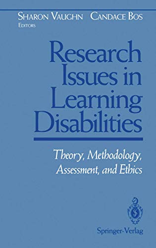 9780387940793: Research Issues in Learning Disabilities: Theory, Methodology, Assessment, and Ethics